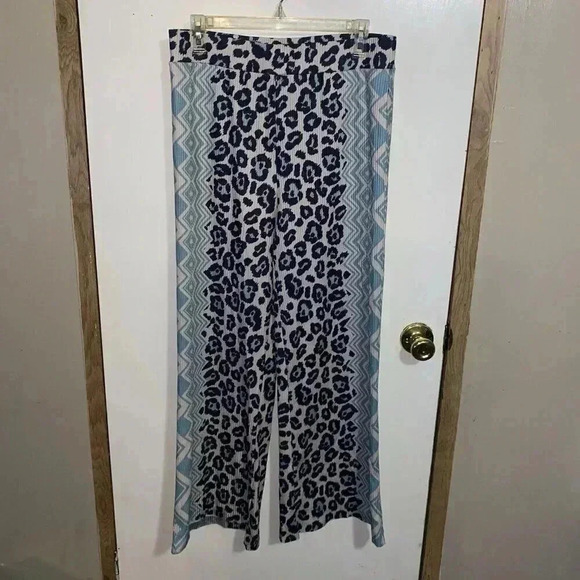 Crazy Train Pants - Crazy Train | Western Aztec Print Flared Bootcut Soft Legging Pants Size Large